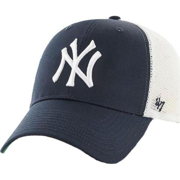 47 Brand Czapka z daszkiem Mlb New York Yankees Branson Cap granatowa r. uniwersalny (B-BRANS17CTP-NY) 6759006 889313938817