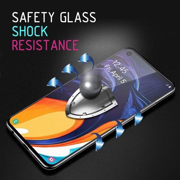 Crong Crong 7D Nano Flexible Glass - Szkło hybrydowe 9H na cały ekran Samsung Galaxy A80 / A90 uniwersalny 6770571 5907731981057