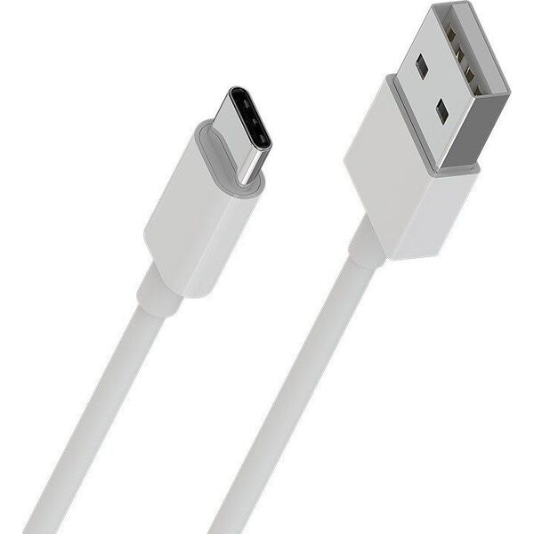 Kabel USB Borofone USB-A - USB-C 1 m Biały (43801-uniw) 6770644 6931474712769