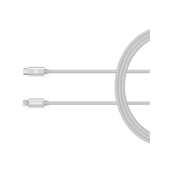 Kabel USB Kanex USB-C - Lightning 1.2 m Srebrny (36321-uniw) 6770756 815387022930
