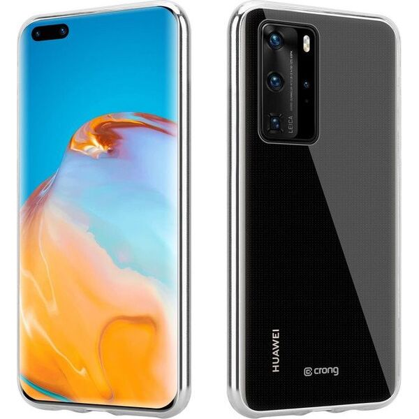 Crong Crong Crystal Slim Cover - Etui Huawei P40 (przezroczysty) uniwersalny 6770830 5907731983921