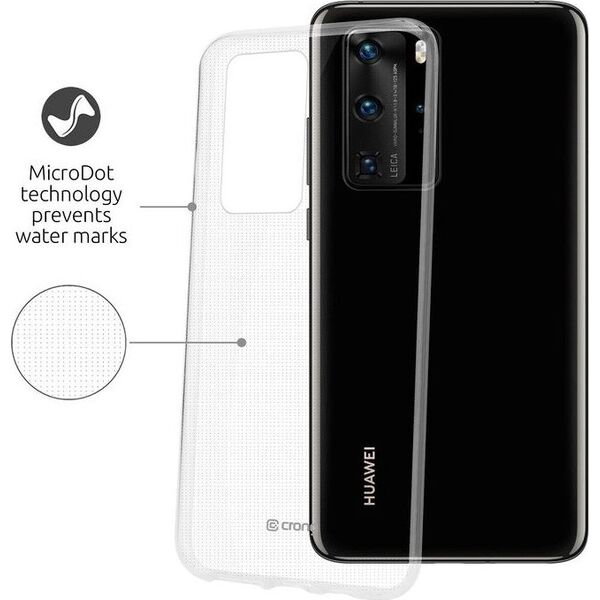Crong Crong Crystal Slim Cover - Etui Huawei P40 (przezroczysty) uniwersalny 6770830 5907731983921