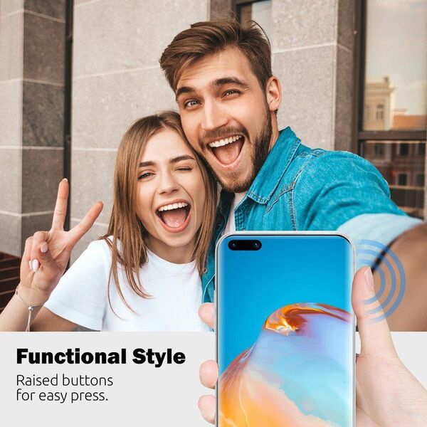 Crong Crong Crystal Slim Cover - Etui Huawei P40 (przezroczysty) uniwersalny 6770830 5907731983921