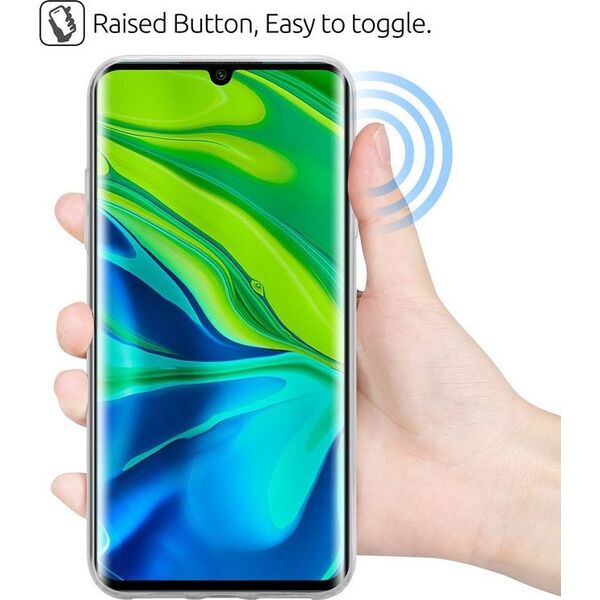 Crong Crong Crystal Slim Cover - Etui Xiaomi Mi Note 10 Pro (przezroczysty) uniwersalny 6770831 5907731983914