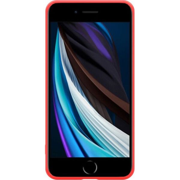 Crong Crong Color Cover - Etui iPhone SE 2020 / 8 / 7 (czerwony) uniwersalny 6770838 5907731984089