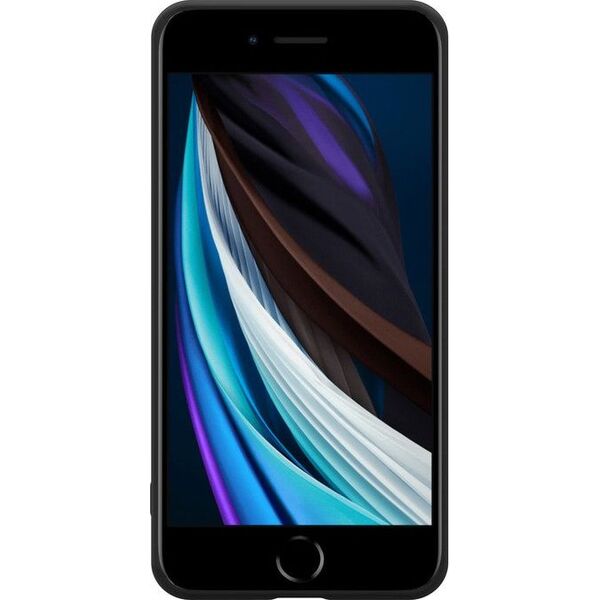 Crong Crong Color Cover - Etui iPhone SE 2020 / 8 / 7 (czarny) uniwersalny 6770839 5907731984072