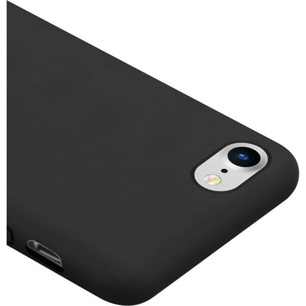Crong Crong Color Cover - Etui iPhone SE 2020 / 8 / 7 (czarny) uniwersalny 6770839 5907731984072