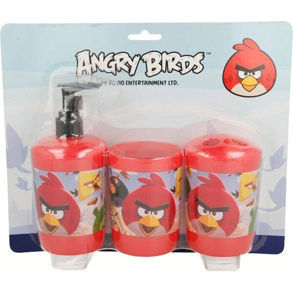 Angry Birds Zestaw łazienkowy uniwersalny 6785741 8412497226818