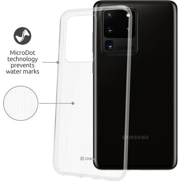 Crong Crong Crystal Slim Cover - Etui Samsung Galaxy S20 Ultra (przezroczysty) 6789889 5907731983884