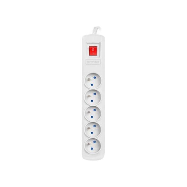Listwa zasilająca Armac ARC5 przeciwprzepięciowa 5 gniazd 1.5 m szara (ARC5/15/SZ) 6858250 5904722197237
