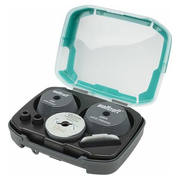 Wolfcraft Zestaw 3 adapterów do powiększania otworów, Wolfcraft 6869783 4006885595309
