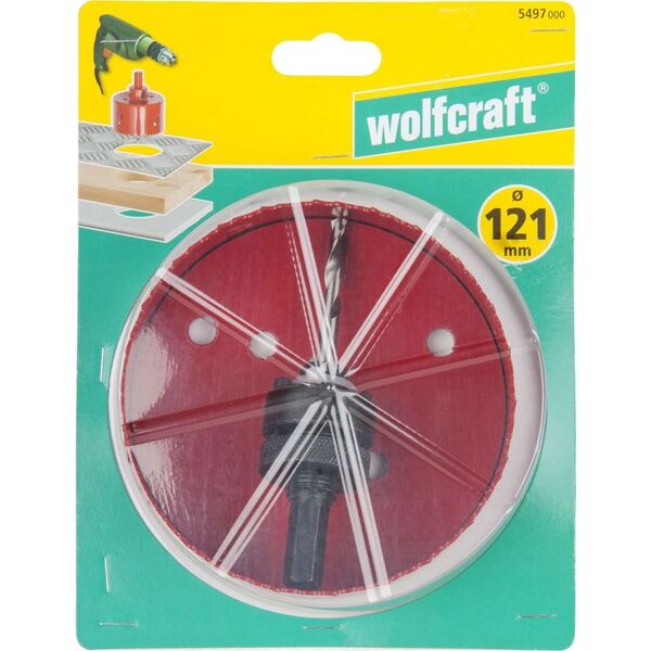 Wolfcraft Otwornica BiM 152 mm Wolfcraft - kompletna 6869804 4006885549807