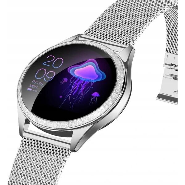 Smartwatch Oromed Oro Smart Crystal Srebrny  (ORO-SMART CRYSTAL SILVER) 6873285 5907763679359