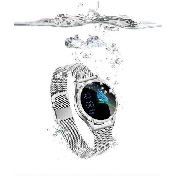 Smartwatch Oromed Oro Smart Crystal Srebrny  (ORO-SMART CRYSTAL SILVER) 6873285 5907763679359