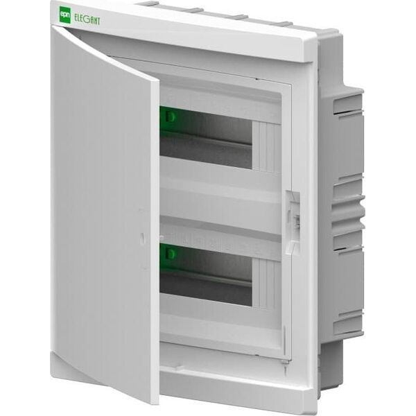 Elektro-Plast Rozdzielnica modułowa p/t Elegant RP 2x12 PE+N IP40 drzwi białe 2435-00 6895326 5902431698489