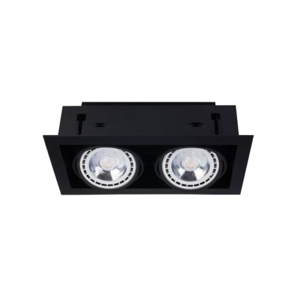 Nowodvorski Plafon Nowodvorski Downlight 9570 II lampa sufitowa oprawa spot 2X75W GU10 ES111 czarny 6896917 5903139957090