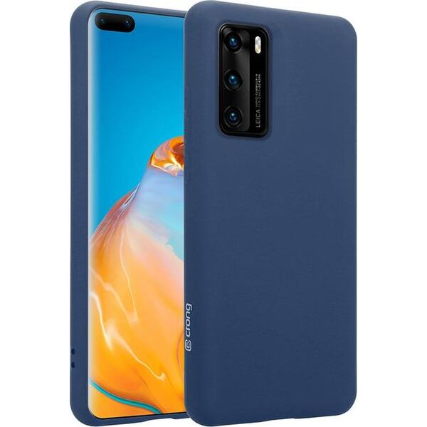 Crong Crong Color Cover etui plecki na Huawei P40 (niebieski) 6937616 5907731984782