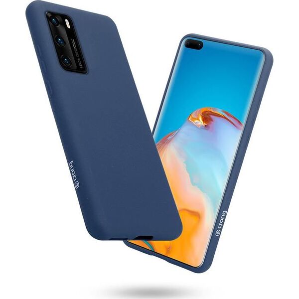 Crong Crong Color Cover etui plecki na Huawei P40 (niebieski) 6937616 5907731984782