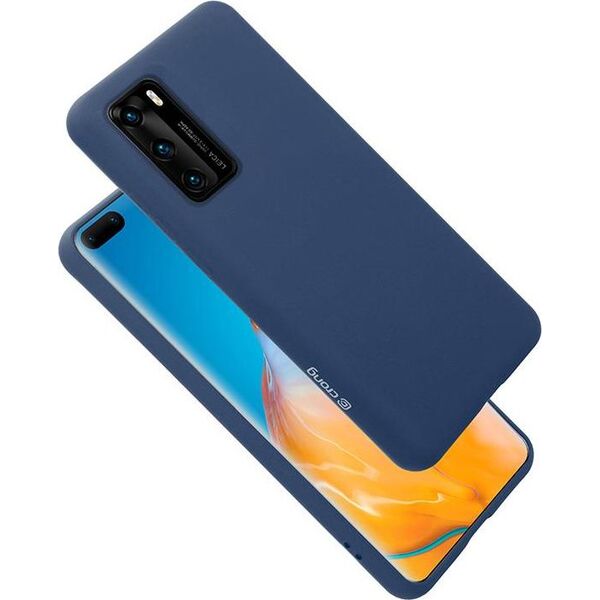 Crong Crong Color Cover etui plecki na Huawei P40 (niebieski) 6937616 5907731984782