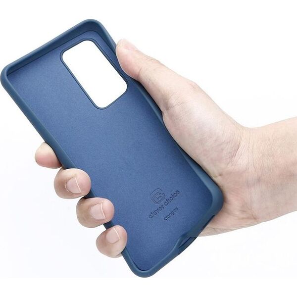 Crong Crong Color Cover etui plecki na Huawei P40 (niebieski) 6937616 5907731984782