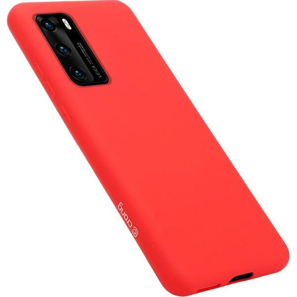 Crong Crong Color Cover etui plecki na Huawei P40 (czerwony) 6937620 5907731984799