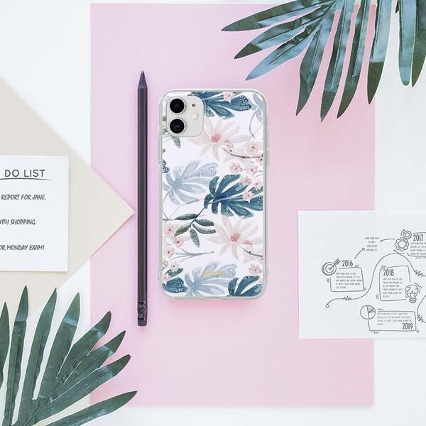 Crong Crong Flower Case etui ochronne na iPhone 11 (wzór 01) 6937762 5907731984898