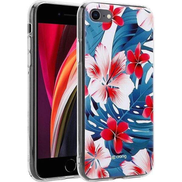 Crong Crong Flower etui ochronne na iPhone SE 2020 / 8 / 7 (wzór 03) 6937763 5907731984942