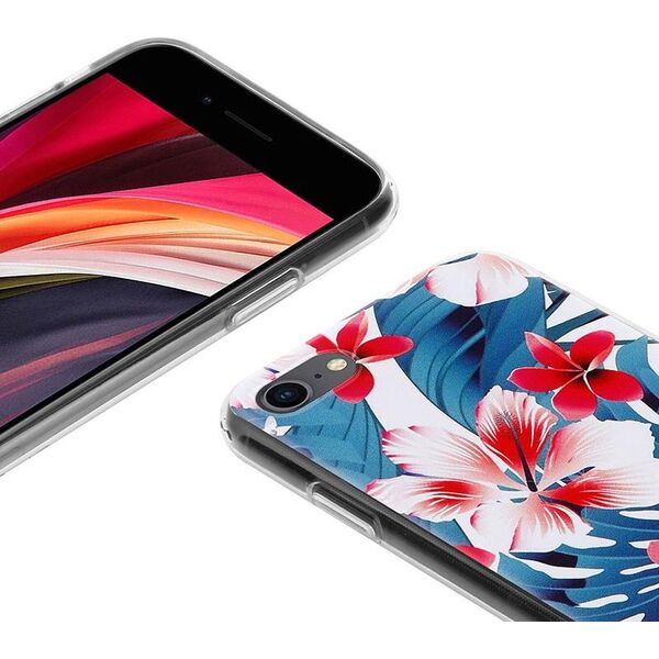 Crong Crong Flower etui ochronne na iPhone SE 2020 / 8 / 7 (wzór 03) 6937763 5907731984942