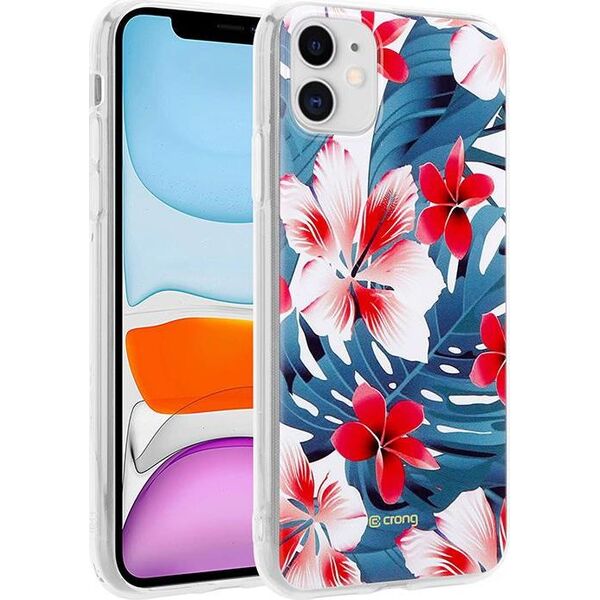 Crong Crong Flower Case etui ochronne na iPhone 11 (wzór 03) 6937765 5907731984911