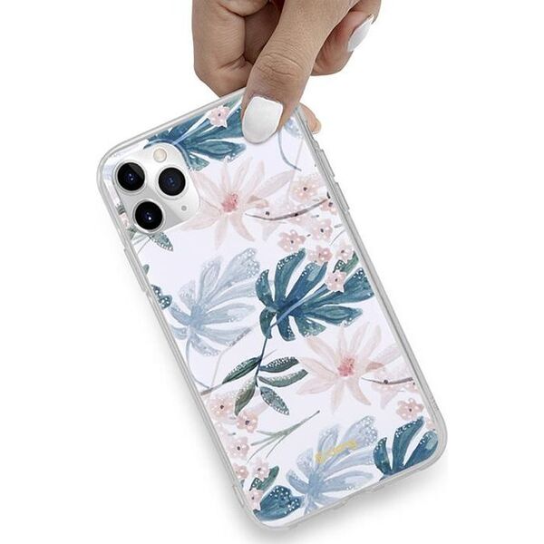 Crong Crong Flower Case etui ochronne na iPhone 11 Pro (wzór 01) 6937766 5907731984959