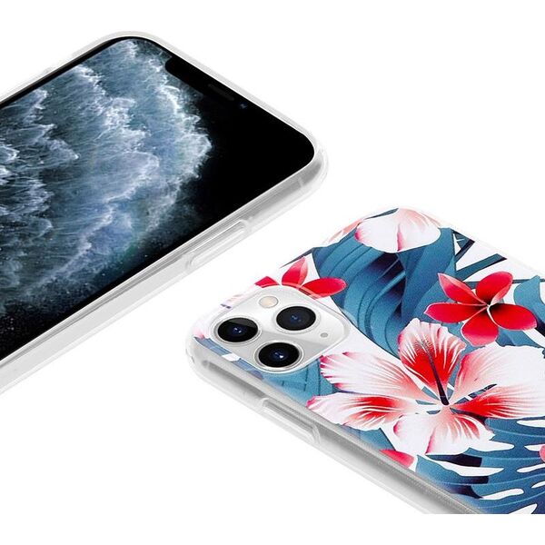 Crong Crong Flower Case etui ochronne na iPhone 11 Pro (wzór 03) 6937770 5907731984973