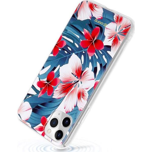 Crong Crong Flower Case etui ochronne na iPhone 11 Pro (wzór 03) 6937770 5907731984973