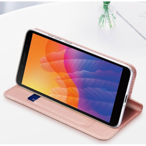 Dux Ducis DUX DUCIS Skin Pro kabura etui pokrowiec z klapką Huawei Y5p różowy uniwersalny 7060651 6934913061138
