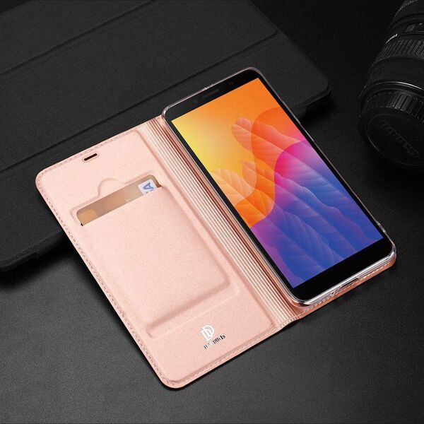 Dux Ducis DUX DUCIS Skin Pro kabura etui pokrowiec z klapką Huawei Y5p różowy uniwersalny 7060651 6934913061138