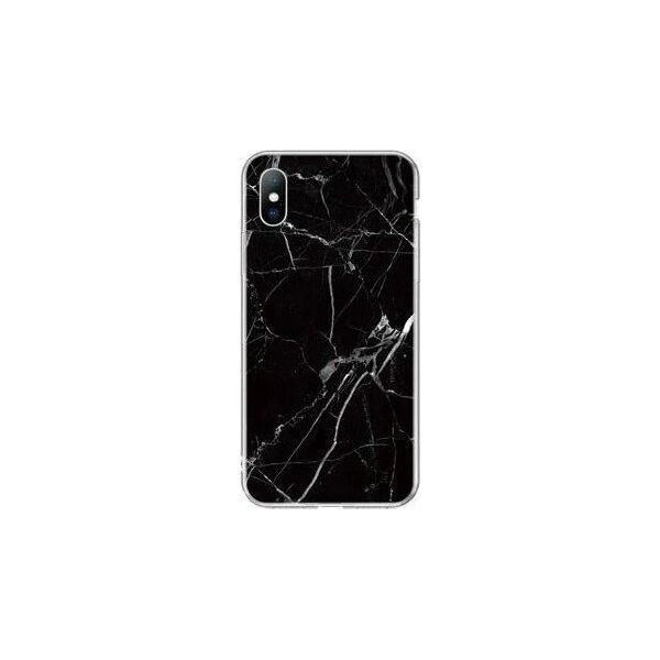Wozinsky Wozinsky Marble żelowe etui pokrowiec marmur Xiaomi Mi 10 Lite czarny uniwersalny 7061265 9111201904897