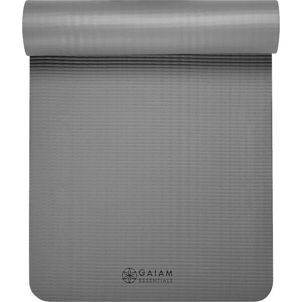 Gaiam Mata treningowa Essentials 183 cm x 61 cm x 1 cm szara 7094589 18713633217