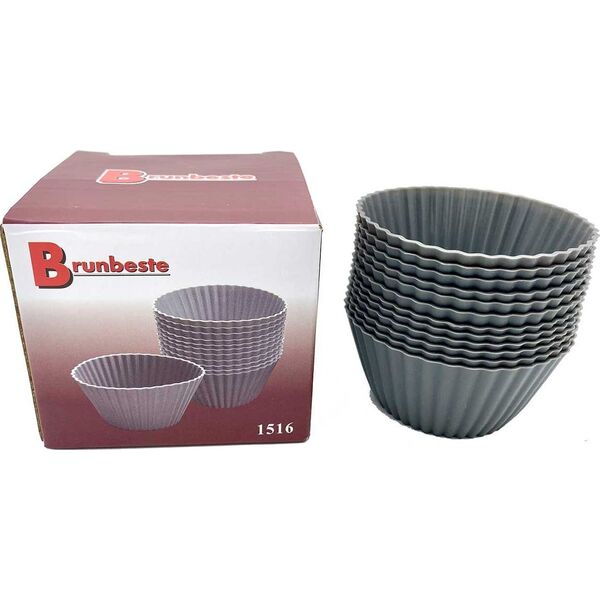 Brunbeste SILIKONOWE FOREMKI DO PIECZENIA MUFFINEK 12szt. 7094707 5906716915162