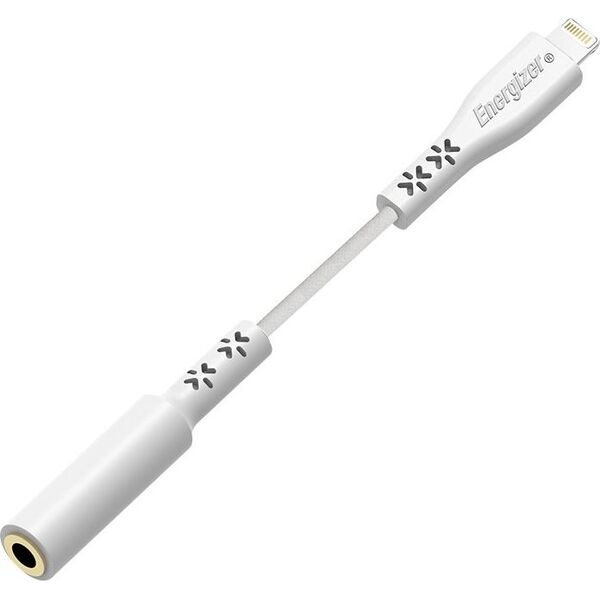 Adapter USB Energizer Energizer Lifetime Audio Stereo Cable Adapter (0.11m) white 7096211 3492548227204