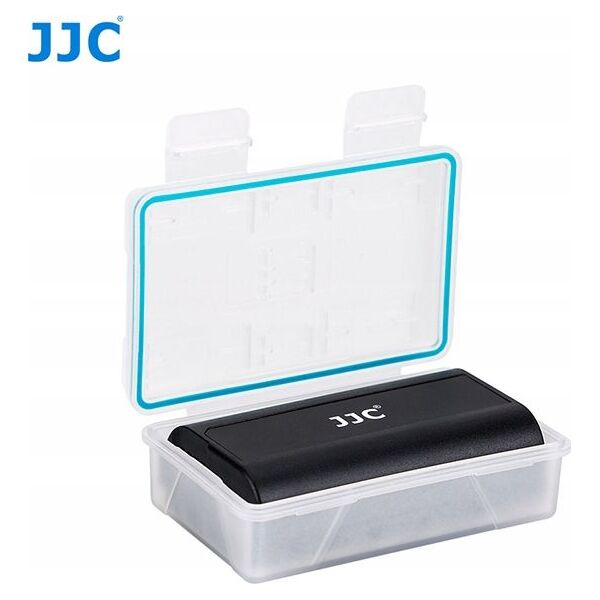 Pokrowiec JJC Pudełko Futerał Bateria / Akumulator + Karty Pamięci Sd / Microsd 7174015 6950291557490