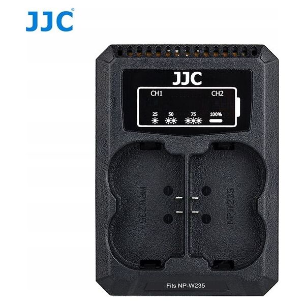 Ładowarka do aparatu JJC Podwójna Ładowarka Usb Do Fujifilm Fuji Np-w235 Npw235 7174017 6950291557582