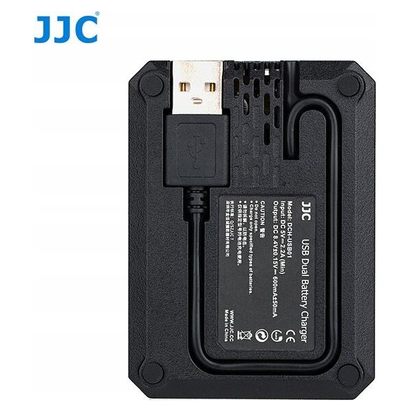 Ładowarka do aparatu JJC Podwójna Ładowarka Usb Do Fujifilm Fuji Np-w235 Npw235 7174017 6950291557582