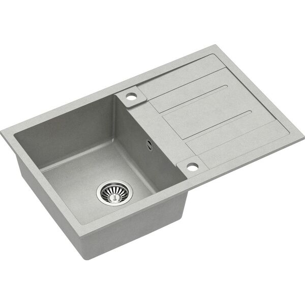 Zlewozmywak Quadron MORGAN 111 GraniteQ stalowy / szary metalik 7178247 5903242531873