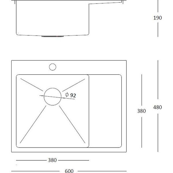 Zlewozmywak Quadron RUSSEL 116 SteelQ PVD złoty 7178252 5903242535949