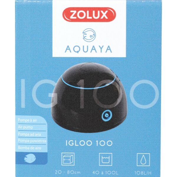 Zolux AQUAYA Igloo 100 kol. czarny 7244095 3336023207513