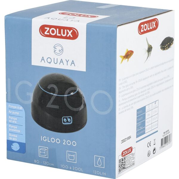 Zolux AQUAYA Igloo 200 kol. czarny 7244097 3336023207537