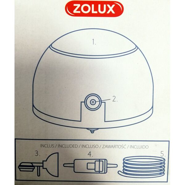 Zolux AQUAYA Igloo 200 kol. czarny 7244097 3336023207537