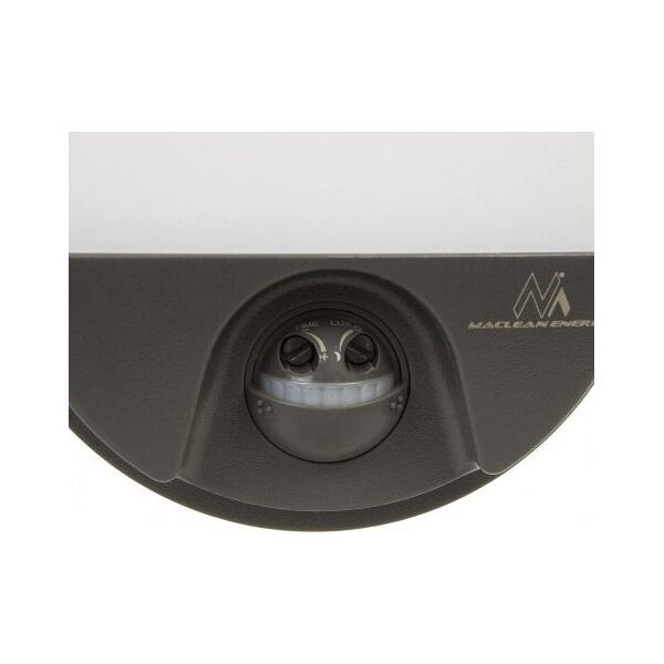 Kinkiet Maclean Lampa LED Maclean MCE340 GR 15W czujnik ruchu na podczerwień 7244479 5902211118213