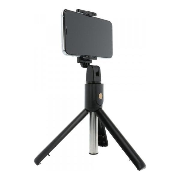 Selfie stick Selfie Stick Tripod K07 statyw z pilotem bluetooth / bezprzewodowy uchwyt kijek do zdjęć czarny () - 5903396033605 7250965 5903396033605