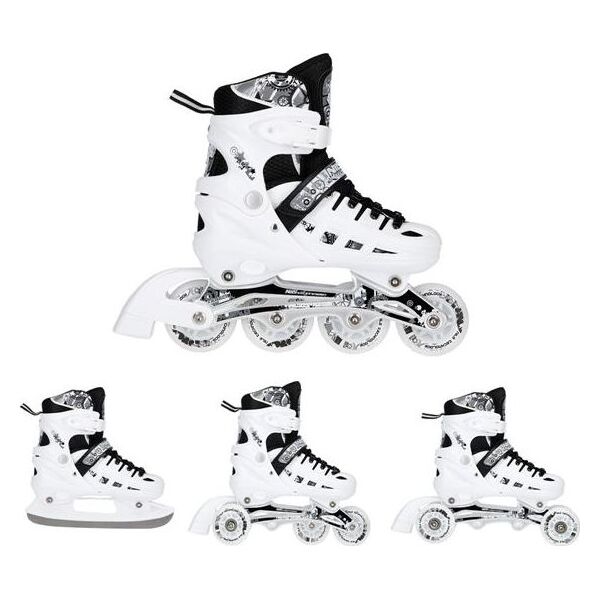 Rolki Nils Extreme NH10905 z wymienną płozą regulowane białe r. 31-34 7253969 5907695537246