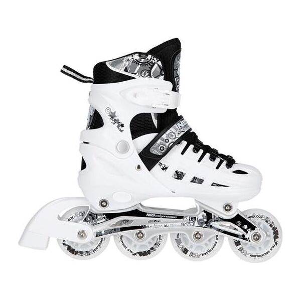 Rolki Nils Extreme NH10905 z wymienną płozą regulowane białe r. 31-34 7253969 5907695537246
